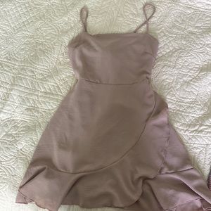 Tobi Open Back Muave Dress